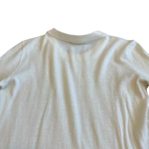 Kate Spade New York Cream Pullover Sweater Bow Trim Stretch Size XS Women's - Picture 7 of 10